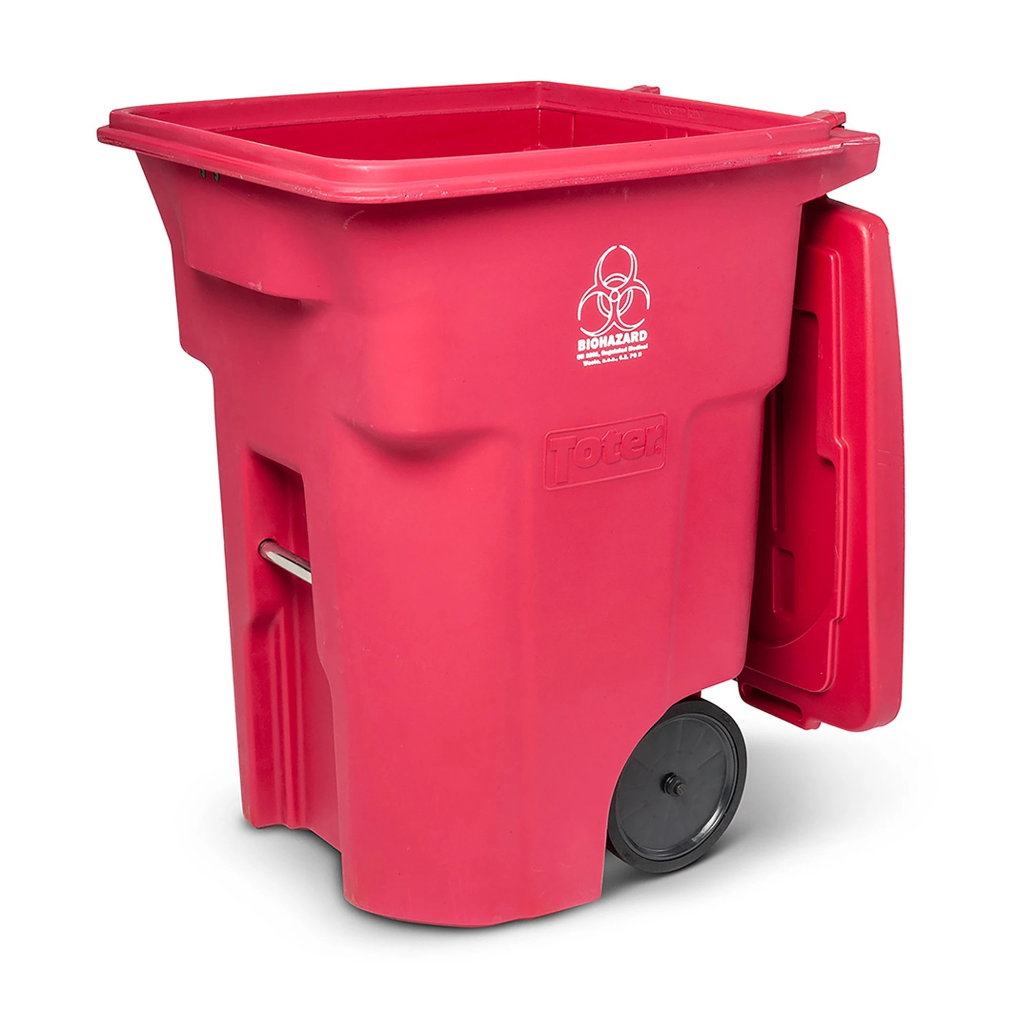 【nabe190様用】ALL WASTED / Burn With Me Red 6 Gallon Oily Waste Can | Foot-Operated, Self-Closing