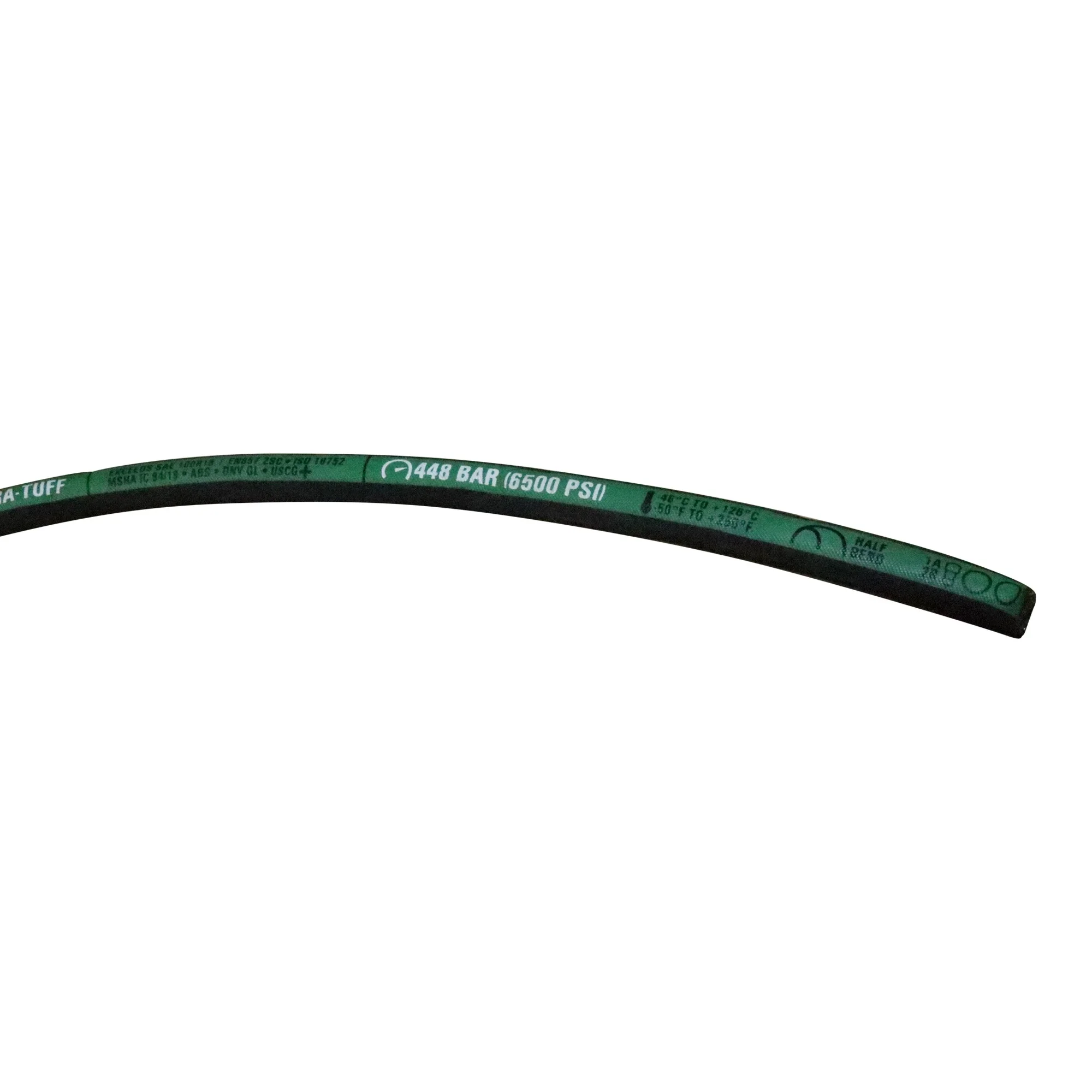 Aeroquip 1/4" Inner Diameter AQ 100R16 Green Stripe Hydraulic Hose