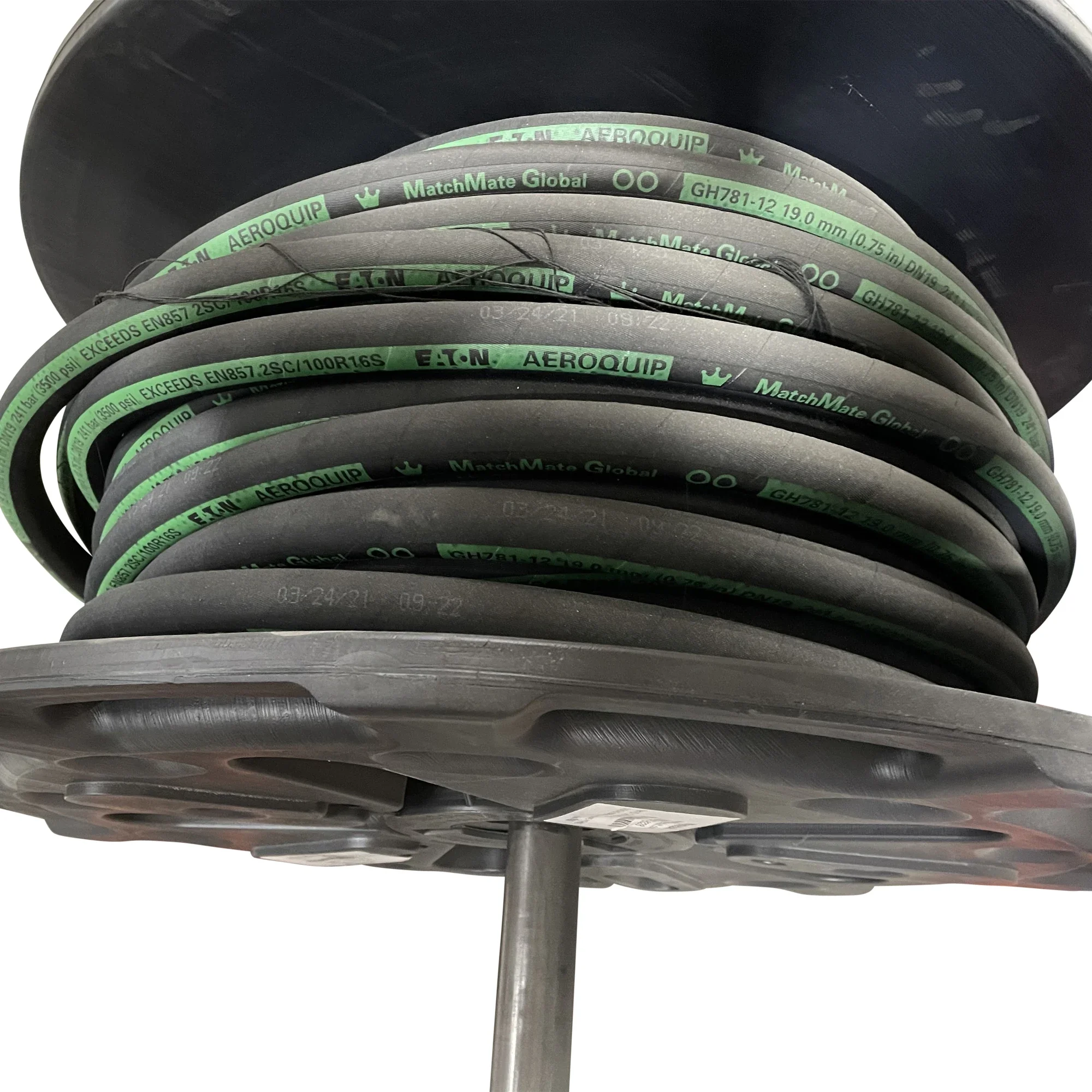 Aeroquip 3/4" Inner Diameter AQ 100R16 Green Stripe Hydraulic Hose