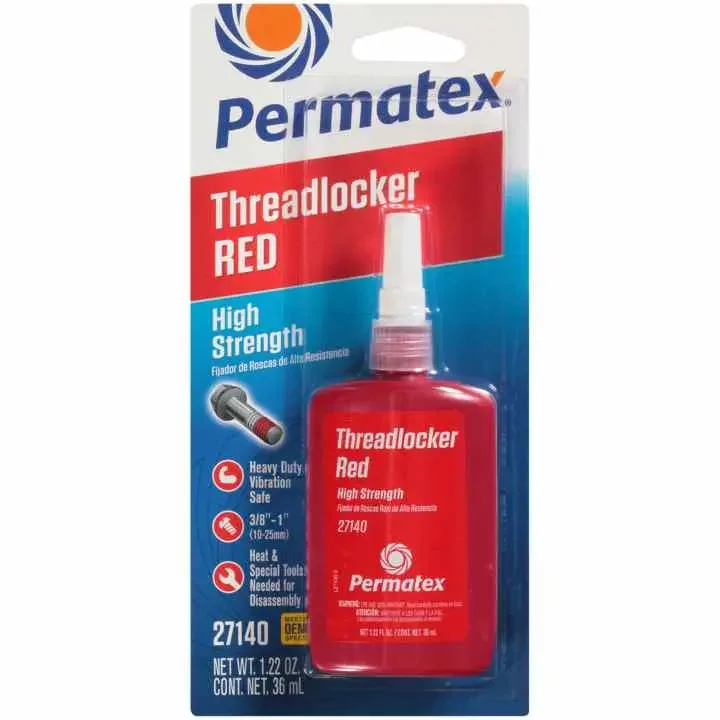 Permatex Red Hi Strength Thread Locker 36 ML