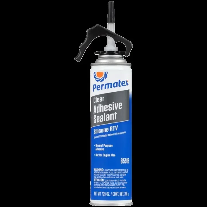Permatex Clear RTV Silicone Adhesive 7.25 oz Can