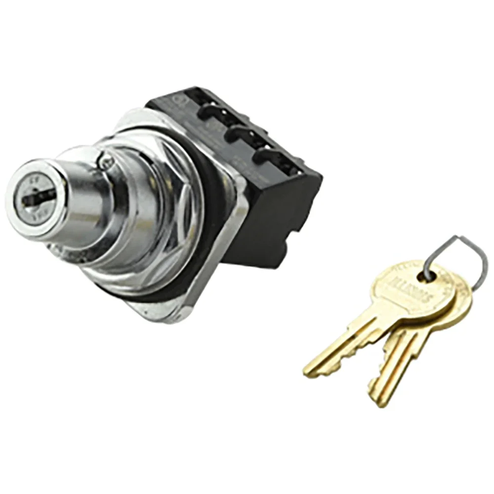 Key Switch 30mm 2pos Momentary 1NO | Wastebuilt.com