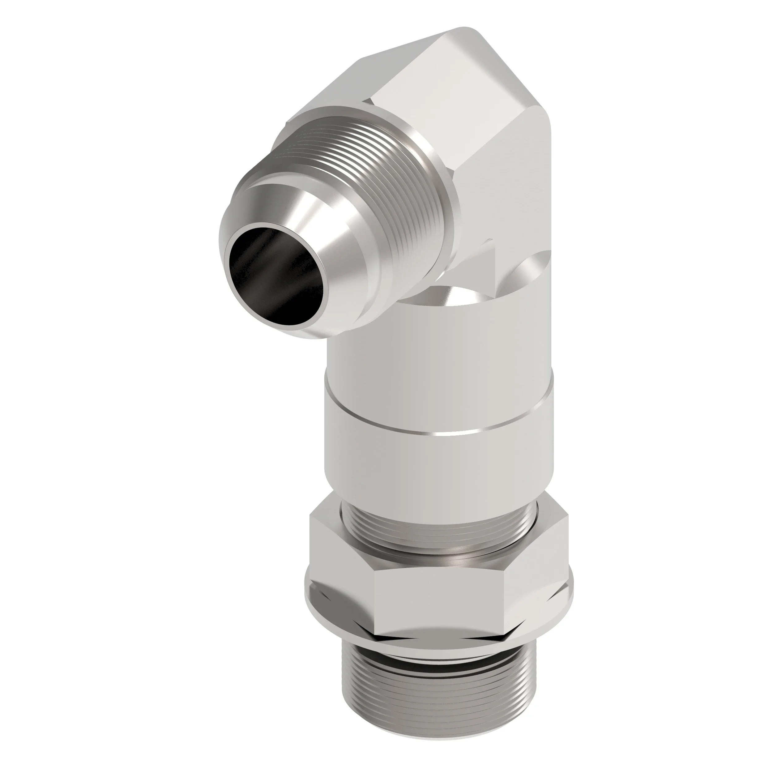 Aeroquip 1in Sae Morb X 1in MJIC 90deg Lng