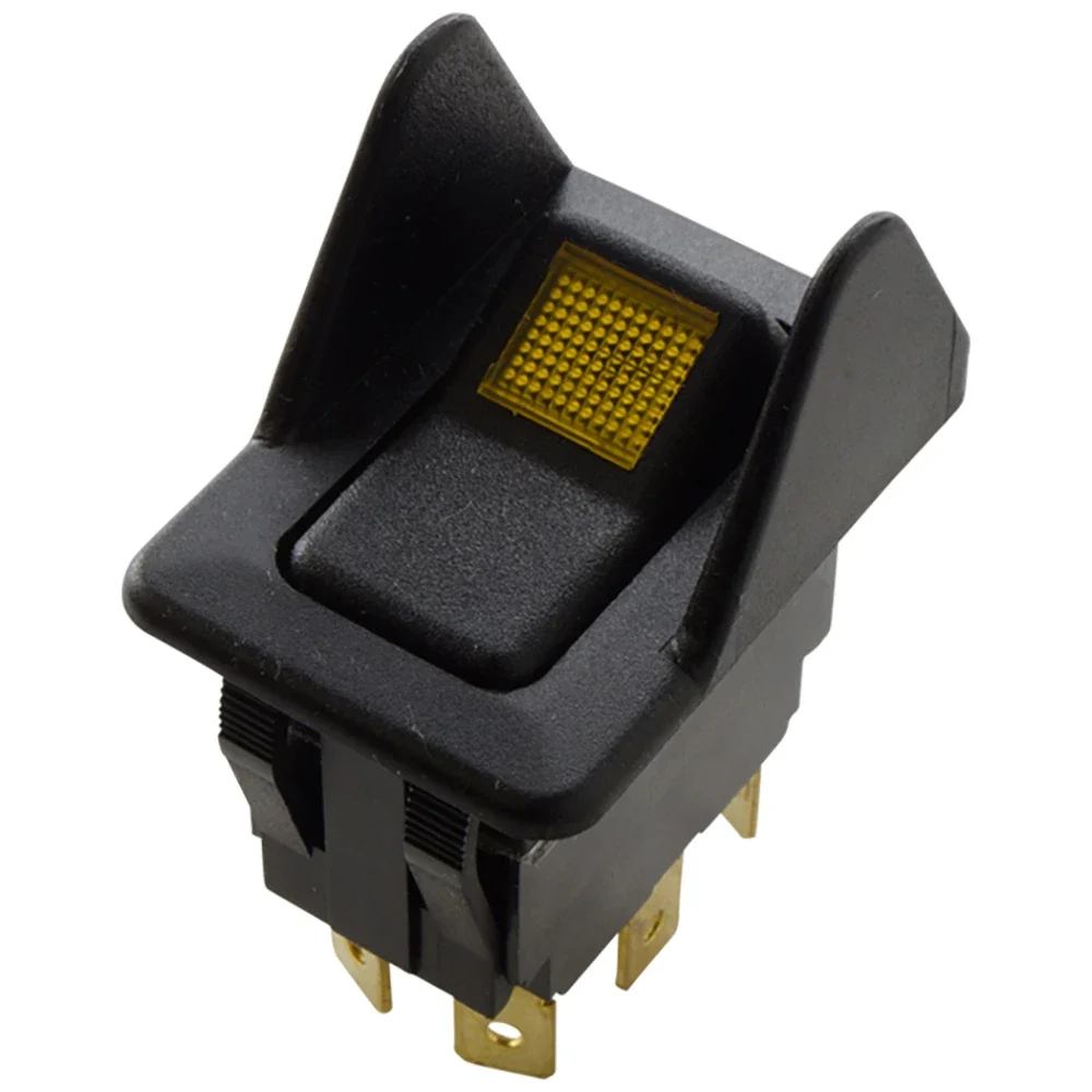 Galbreath™ Switch 12 VDC Amber Illuminated Rocker | Wastebuilt.com