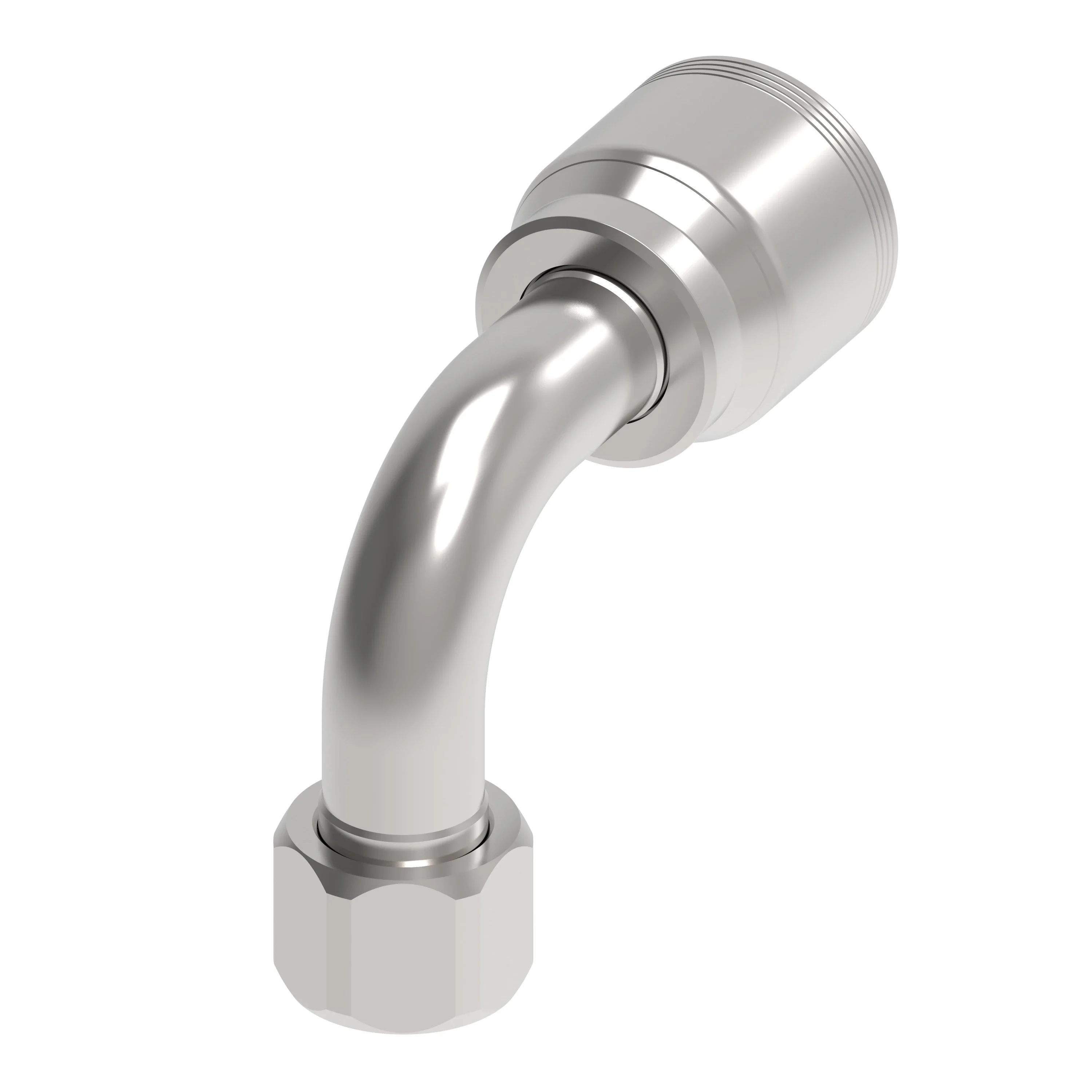 Aeroquip 1" Female JIC 90 Degree x 1", 4 Wire Hydraulic Hose Fitting