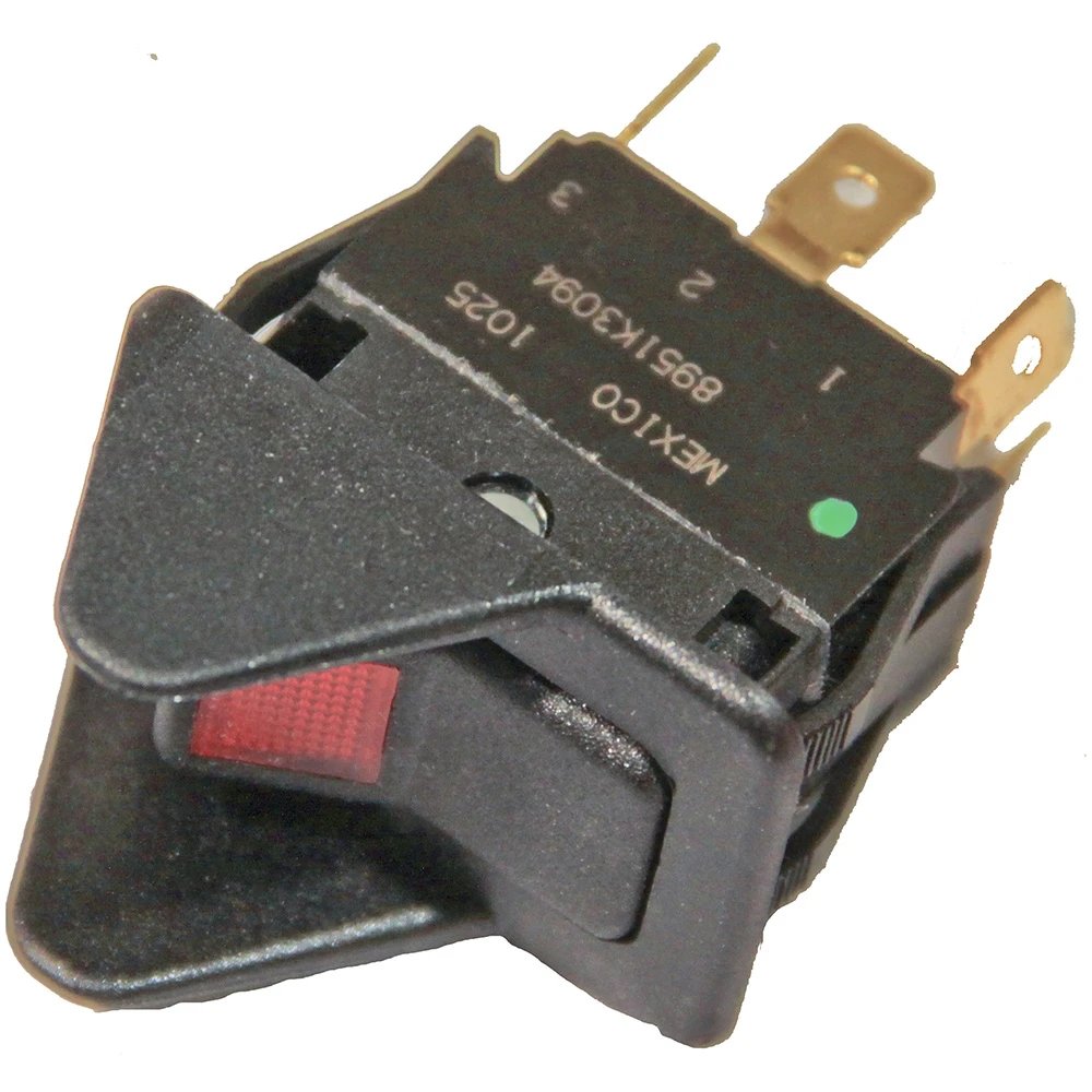Galbreath™ Switch 12 VDC Red Illuminated Rocker | Wastebuilt.com