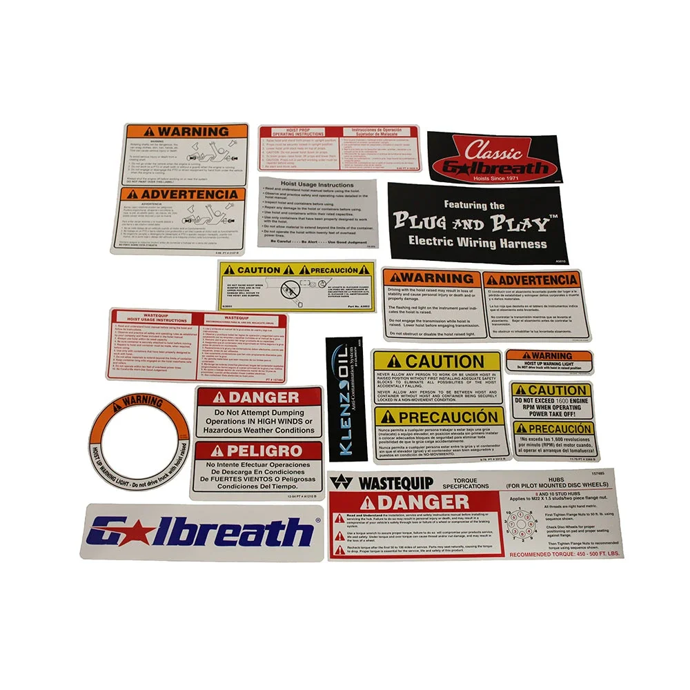 REGAL看板？ Galbreath™ Decal Kit, Cable Hoist | Wastebuilt.com
