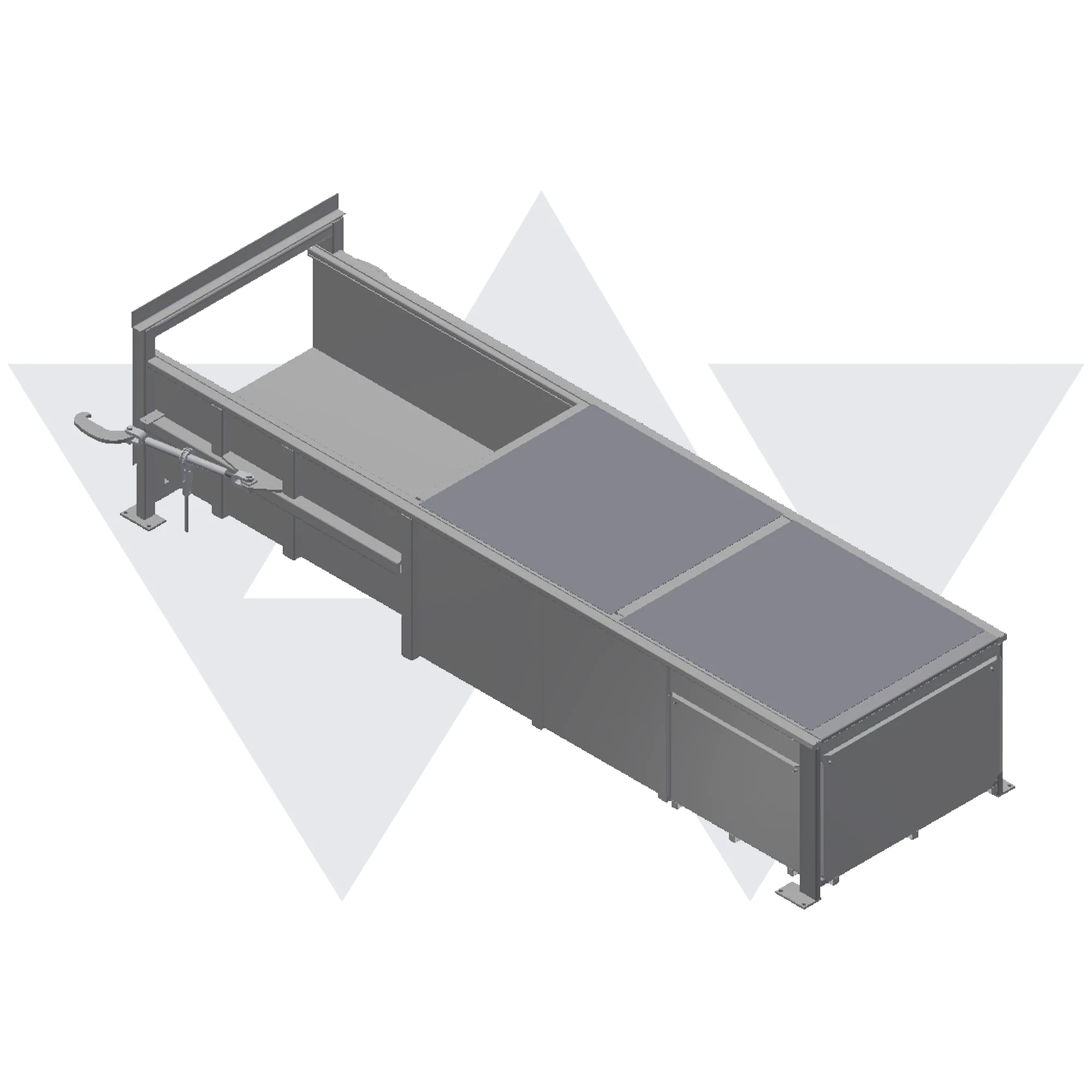 Compactor Clip Wastequip® GP450HD Stationary Compactor | Wastebuilt.com