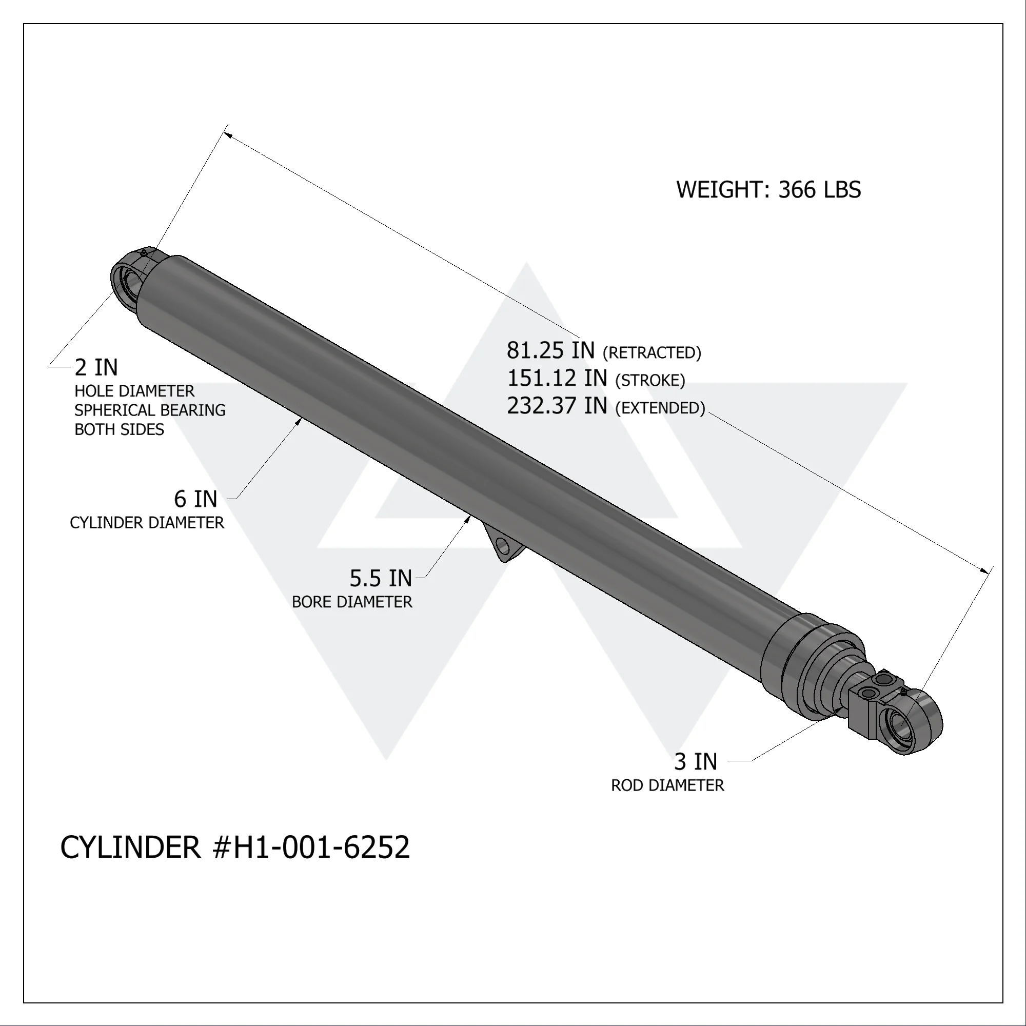 Wastebuilt® Replacement for Heil 28 Yd Side Loader/23 Yd Front