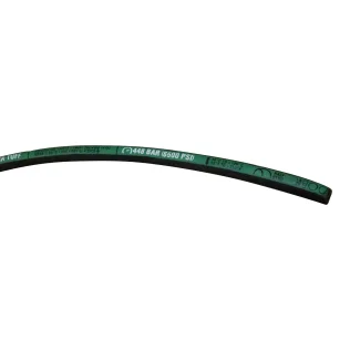 Aeroquip 1/4" Inner Diameter AQ 100R16 Green Stripe Hydraulic Hose