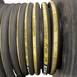 Aeroquip 0.50" Inner Diameter AQ R12 Yellow Stripe 4 Spiral Hydraulic Hose