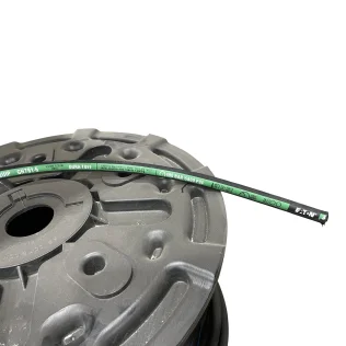 Aeroquip 0.38" Inner Diameter AQ 100R16 Green Stripe Hydraulic Hose